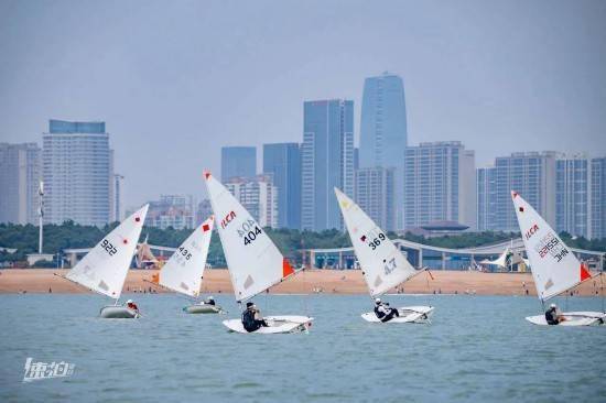 2023中国（日照）国民休闲水上运动会帆船比赛开赛