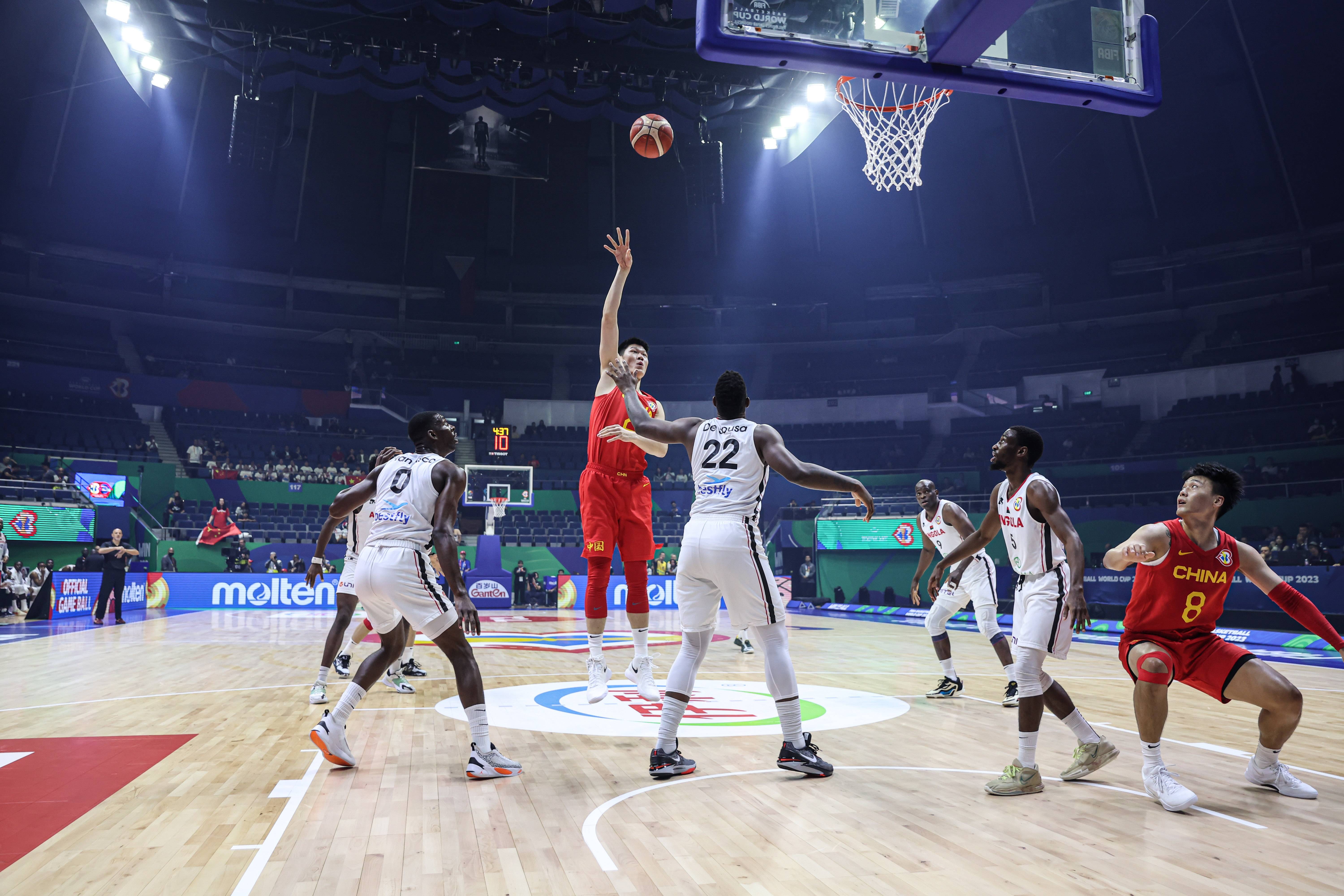 篮球世界杯丨中国男篮获得2023年篮球世界杯首胜,篮球