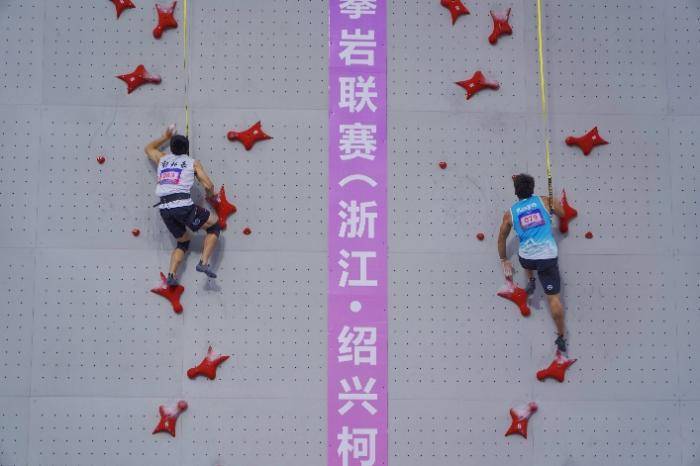 中国攀岩联赛绍兴柯桥站落幕 姚晋伟获男子全能冠军