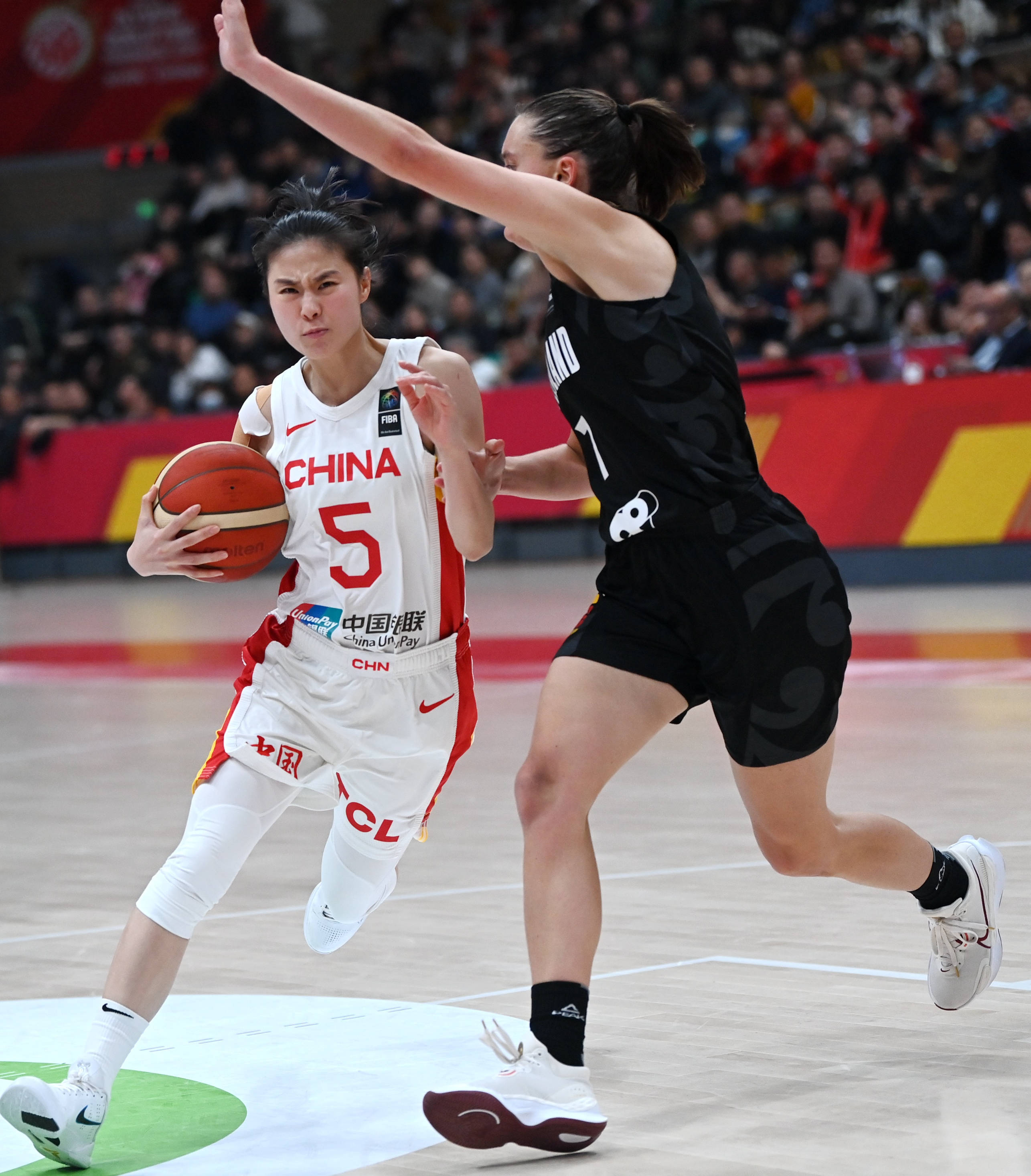 篮球——2024国际篮联奥运女篮资格赛：中国队胜新西兰队