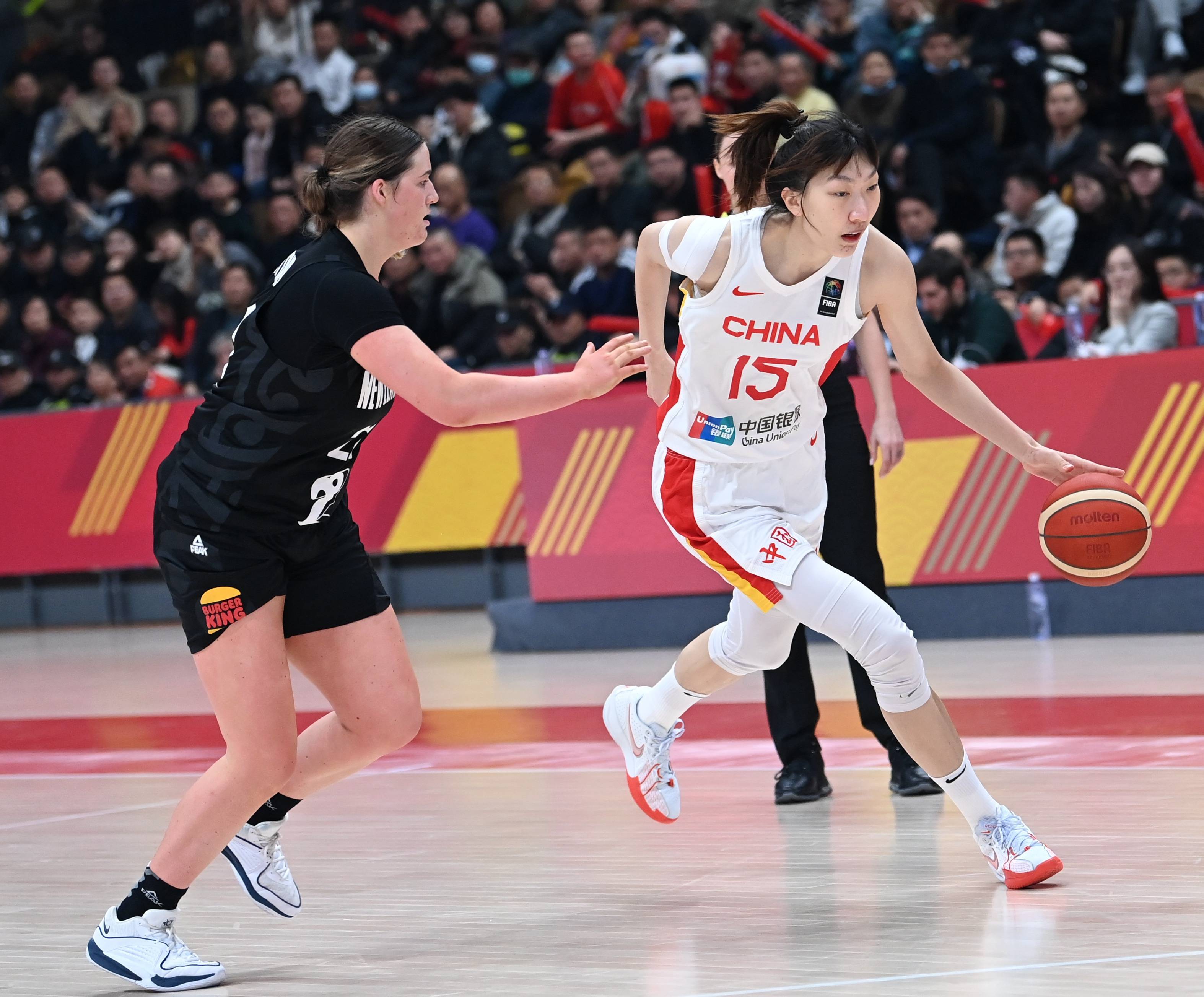 篮球——2024国际篮联奥运女篮资格赛：中国队胜新西兰队