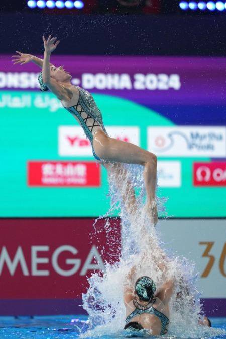 游泳世锦赛丨中国队获花样游泳集体自由自选冠军